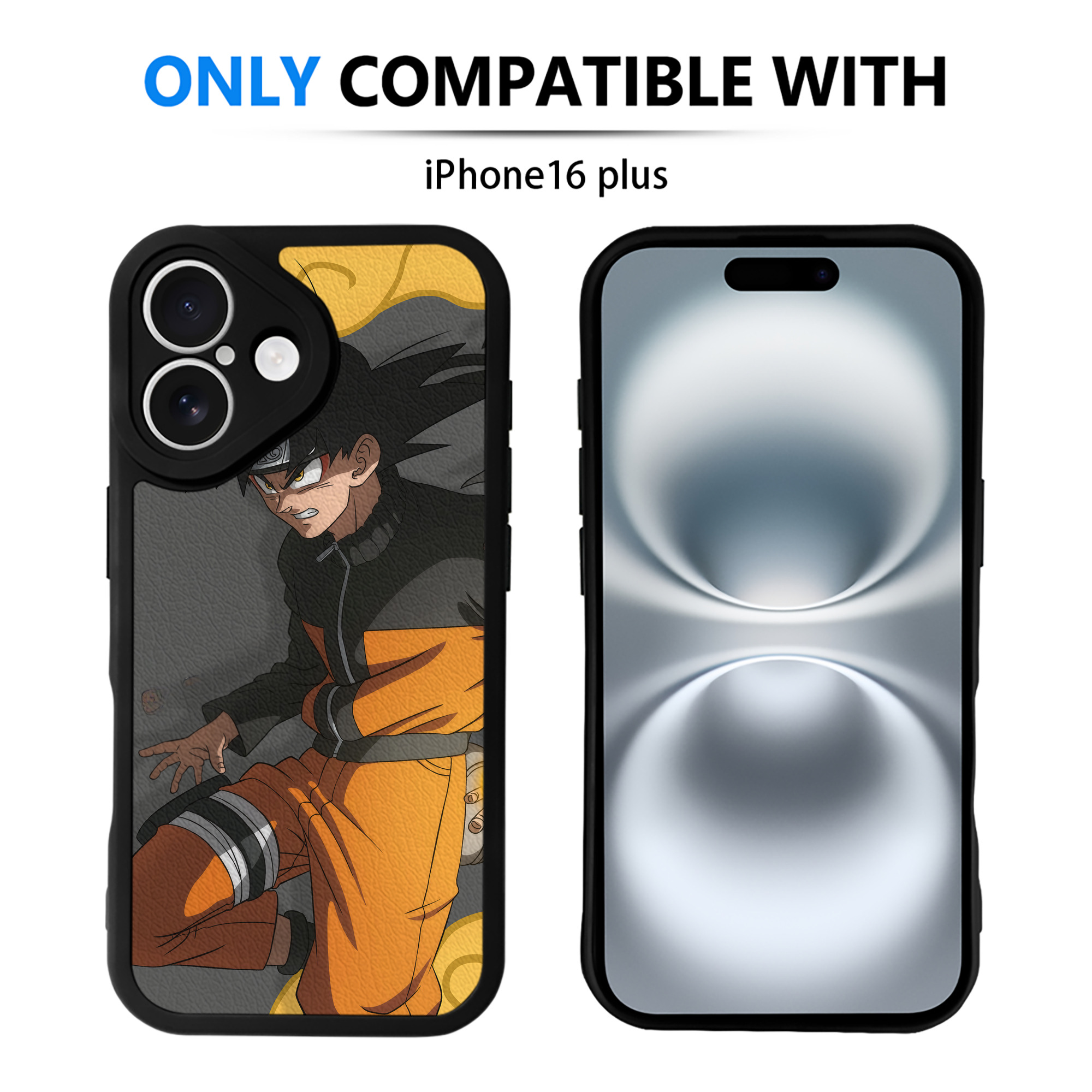 （画像用） ドラゴンボール DRAGON BALL 【iPhone 16シリーズ対応】シリコンスマホケース（レザー調） 材質：シリコン